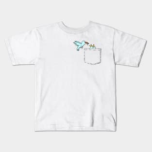 sunbird in a pocket Kids T-Shirt